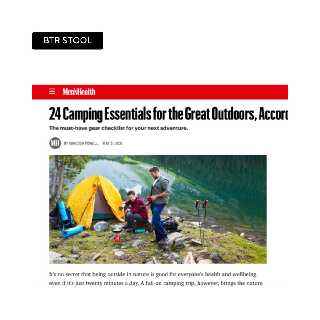 Men's Health Magazine: 24 Camping Essentials for the Great Outdoors, According to Experts - [Canada] Hillsound Equipment